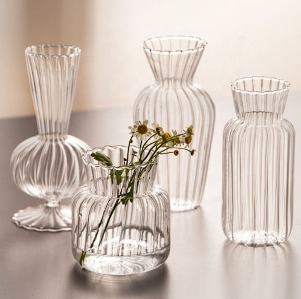 Clear Glass Bud Vase