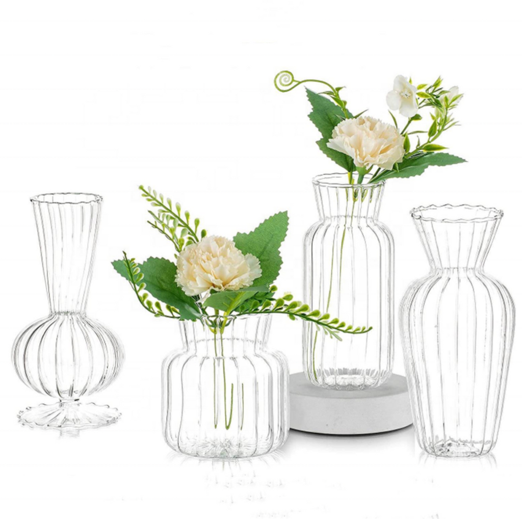 Clear Glass Bud Vase