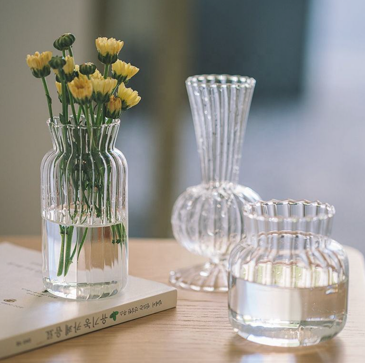 Clear Glass Bud Vase