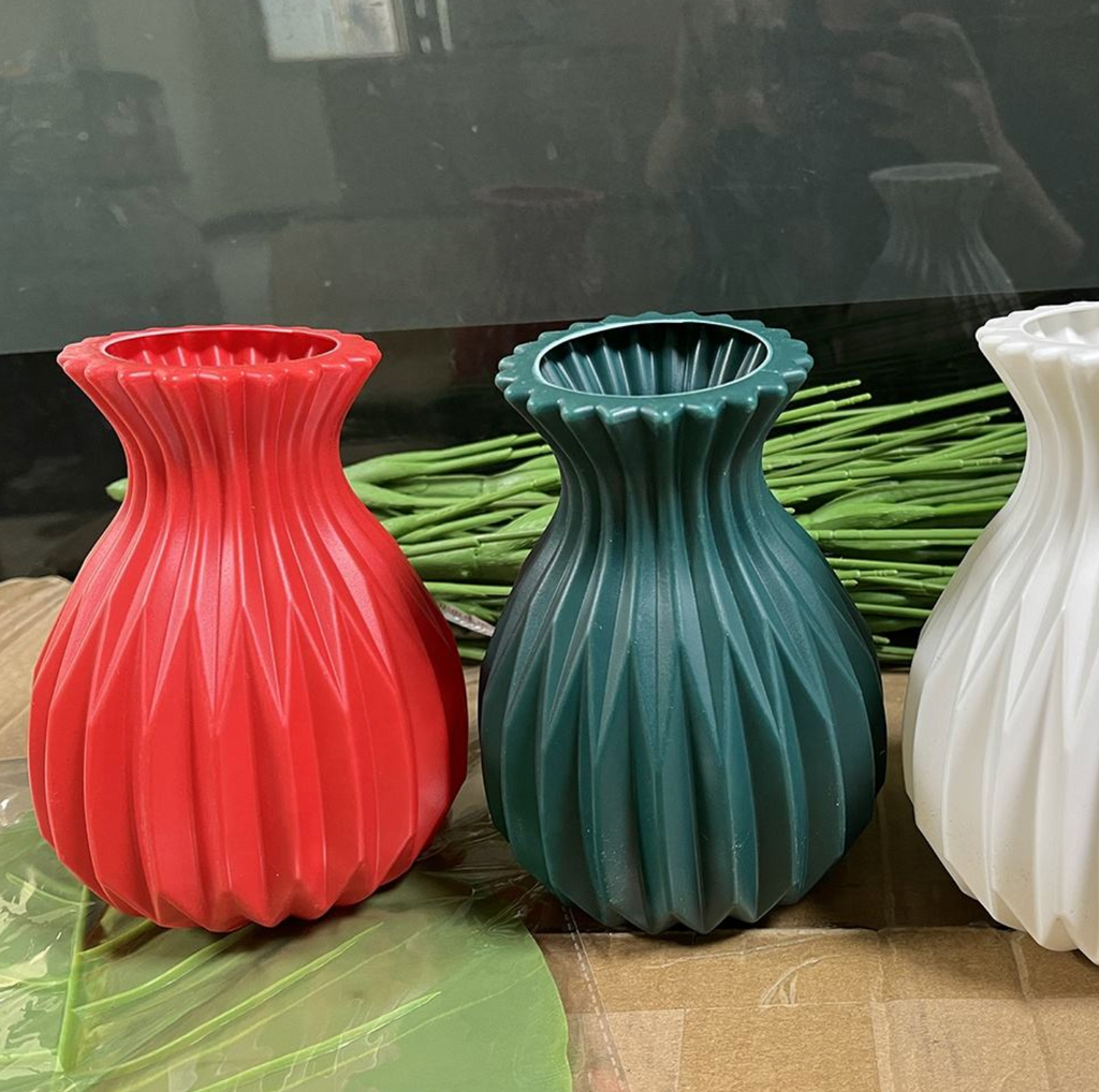 Elegant Decorative Plastic Flower Vase