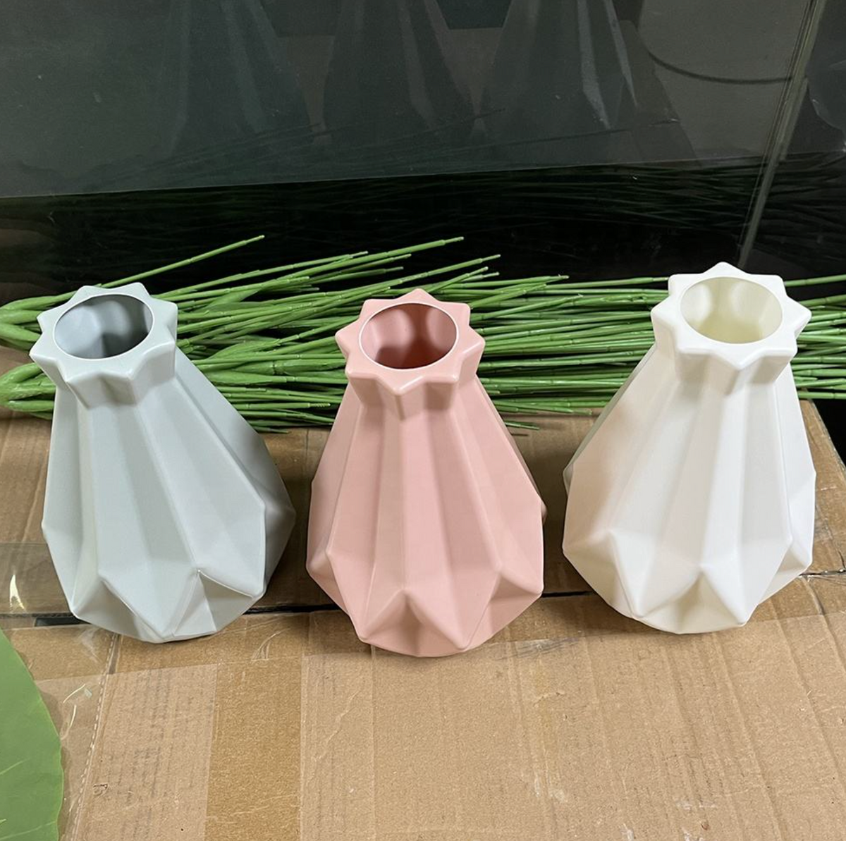 Elegant Decorative Plastic Flower Vase