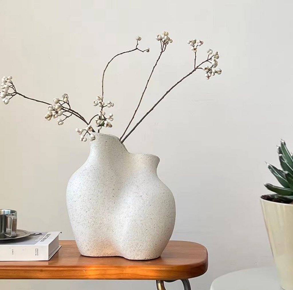 Nordic White Ceramic Vase