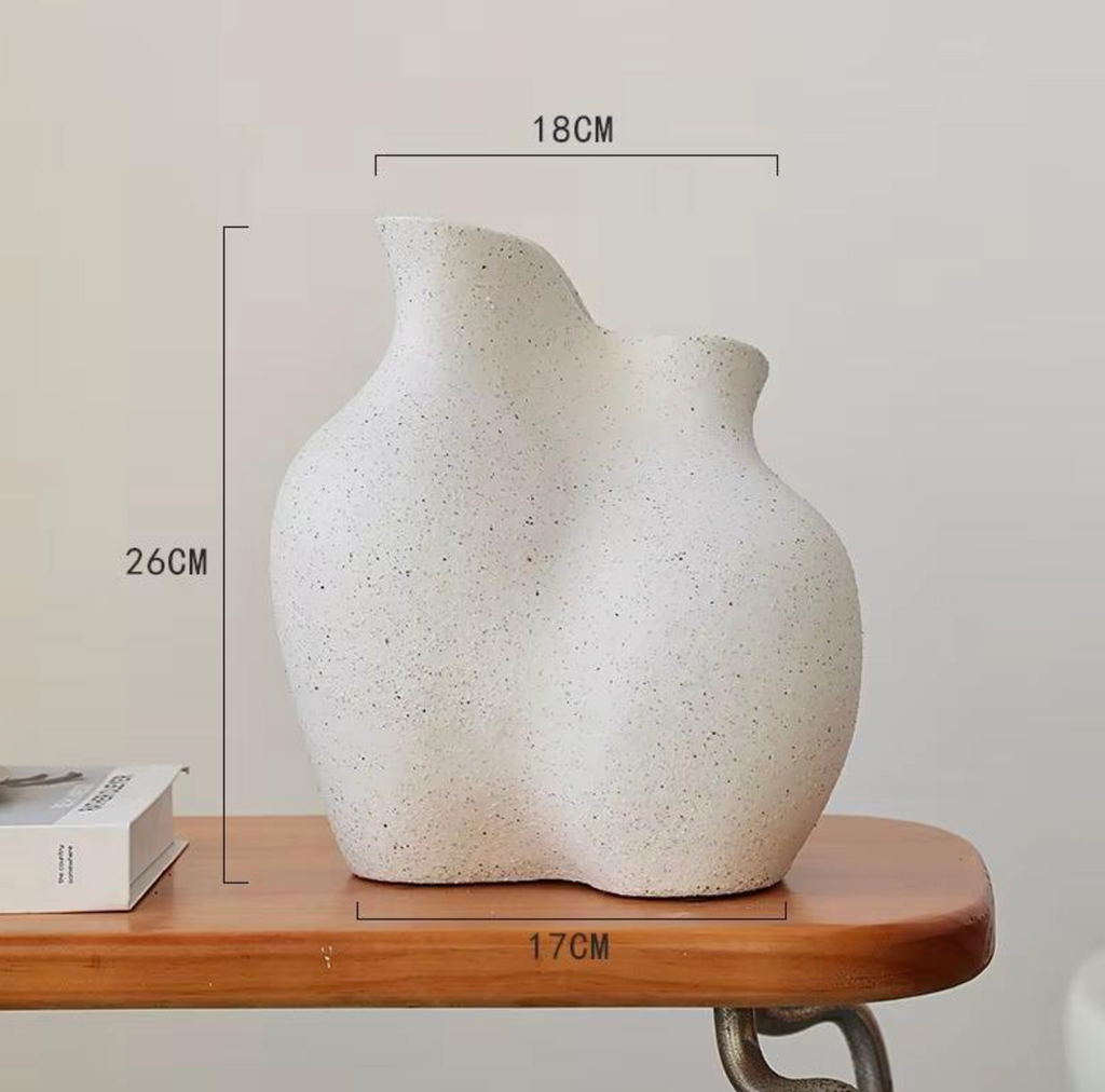 Nordic White Ceramic Vase