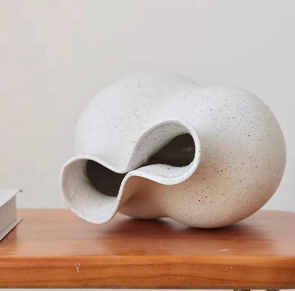 Nordic White Ceramic Vase